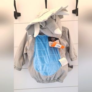 NWT, Triceratops Halloween Costume, size 12-18M